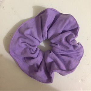 Pastel purple scrunchie